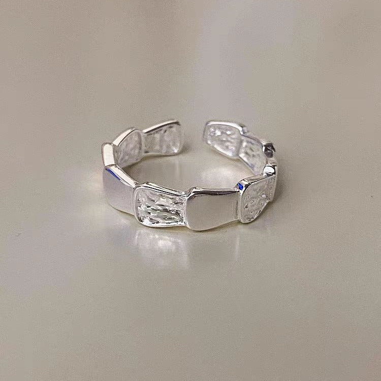 925 Sterling Silver Adjustable Opening Ring