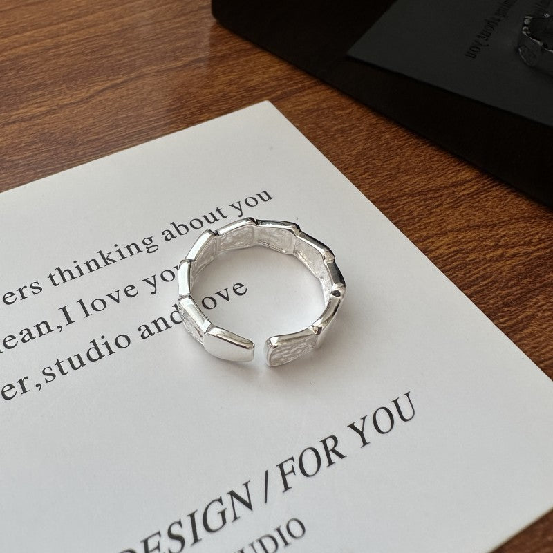 925 Sterling Silver Adjustable Opening Ring