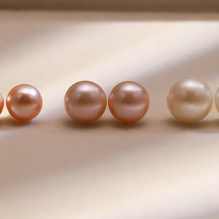 Light Purple/Lavender Cultured Freshwater Pearl Stud Earrings in 999 Silver Hypoallergenic and Gentle on Sensitive Skin